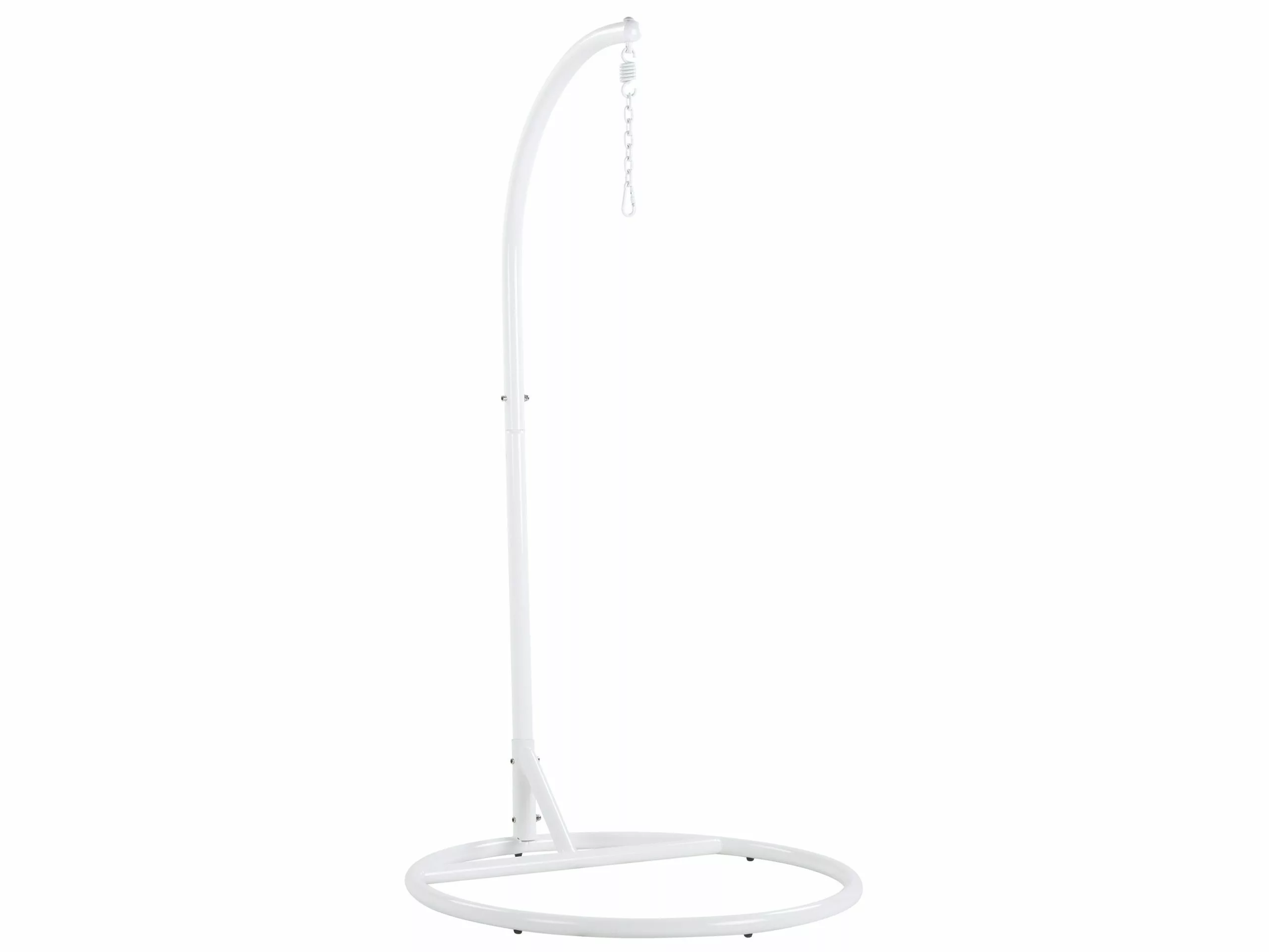 Beliani Riipputuoli Jalustalla Rottinkinen Valkoinen ALBA - Image 8