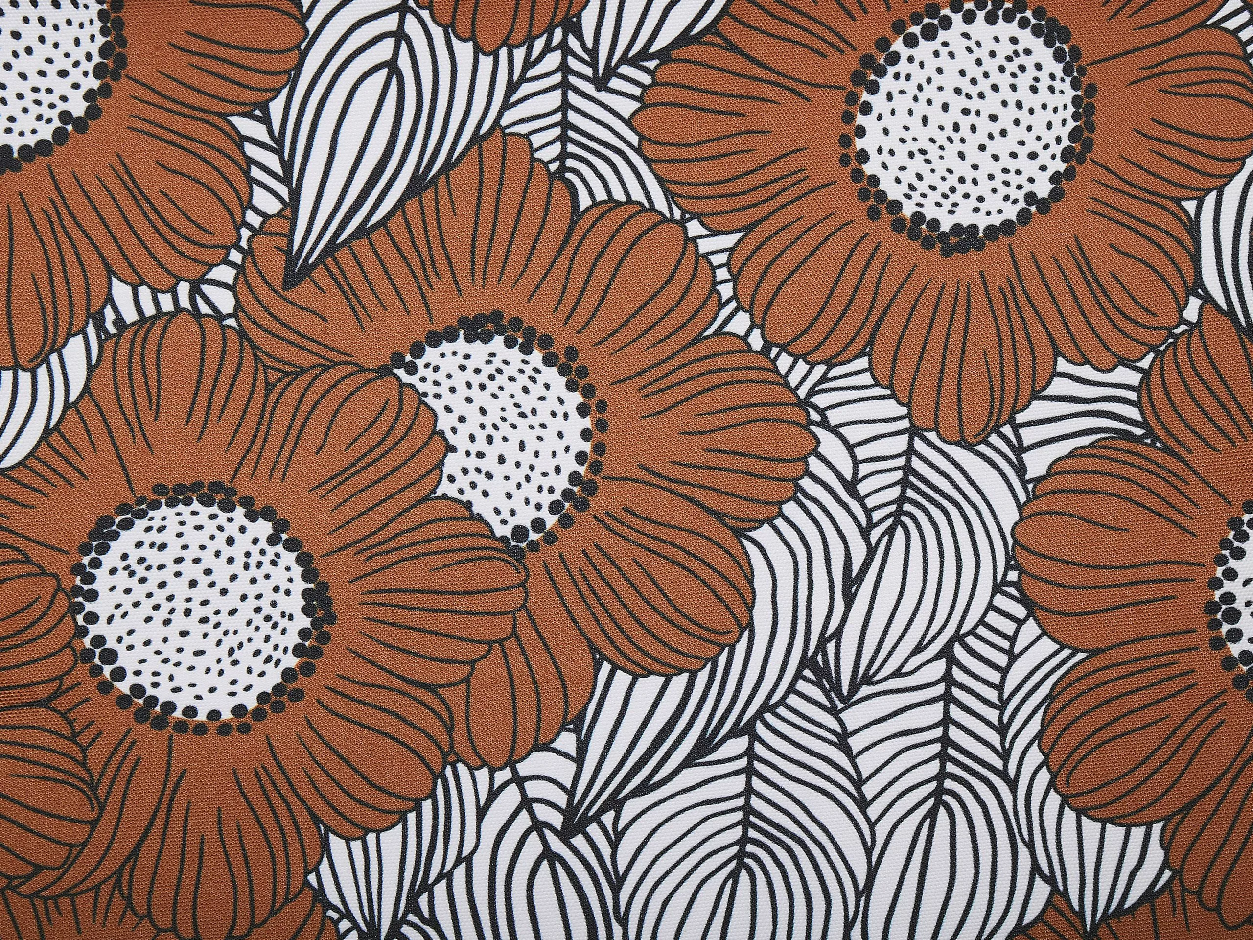 Beliani Tumma Akaasiapuinen Aurinkotuoli Unikkokuvioisella Kankaalla 2 Kpl ANZIO 10 Beliani Tumma Akaasiapuinen Aurinkotuoli Unikkokuvioisella Kankaalla 2 Kpl ANZIO - Image 10