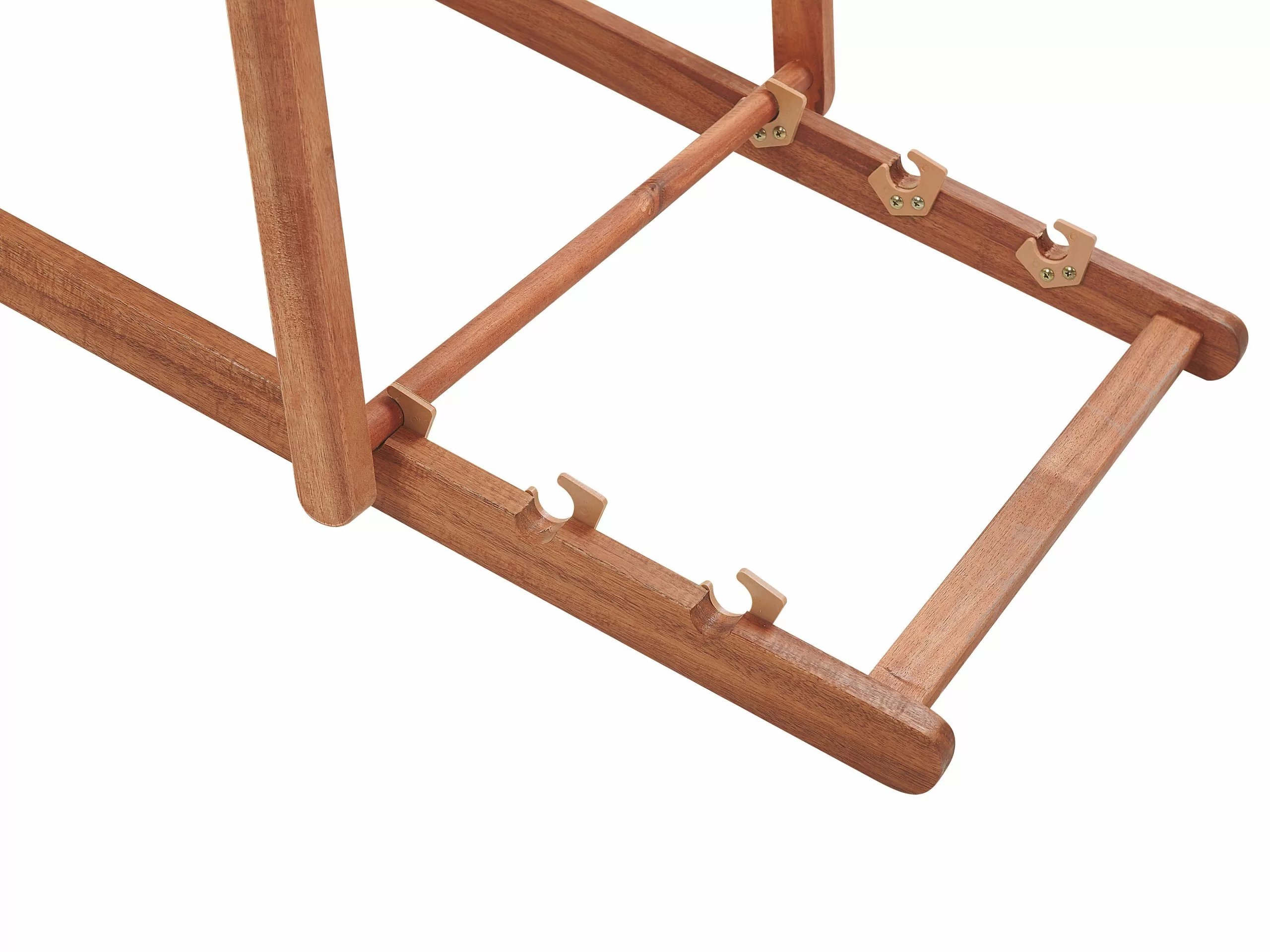 Beliani Tumma Akaasiapuinen Aurinkotuoli Monivärisellä Lehtikuviokankaalla 2 Kpl ANZIO 7 Beliani Tumma Akaasiapuinen Aurinkotuoli Monivärisellä Lehtikuviokankaalla 2 Kpl ANZIO - Image 7