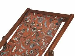 Beliani Tumma Akaasiapuinen Aurinkotuoli Pelikaanikuvioisella Kankaalla 2 Kpl ANZIO -Ulkokalusteet shop undef src sa picid 820034 type whitesh image 1 scaled