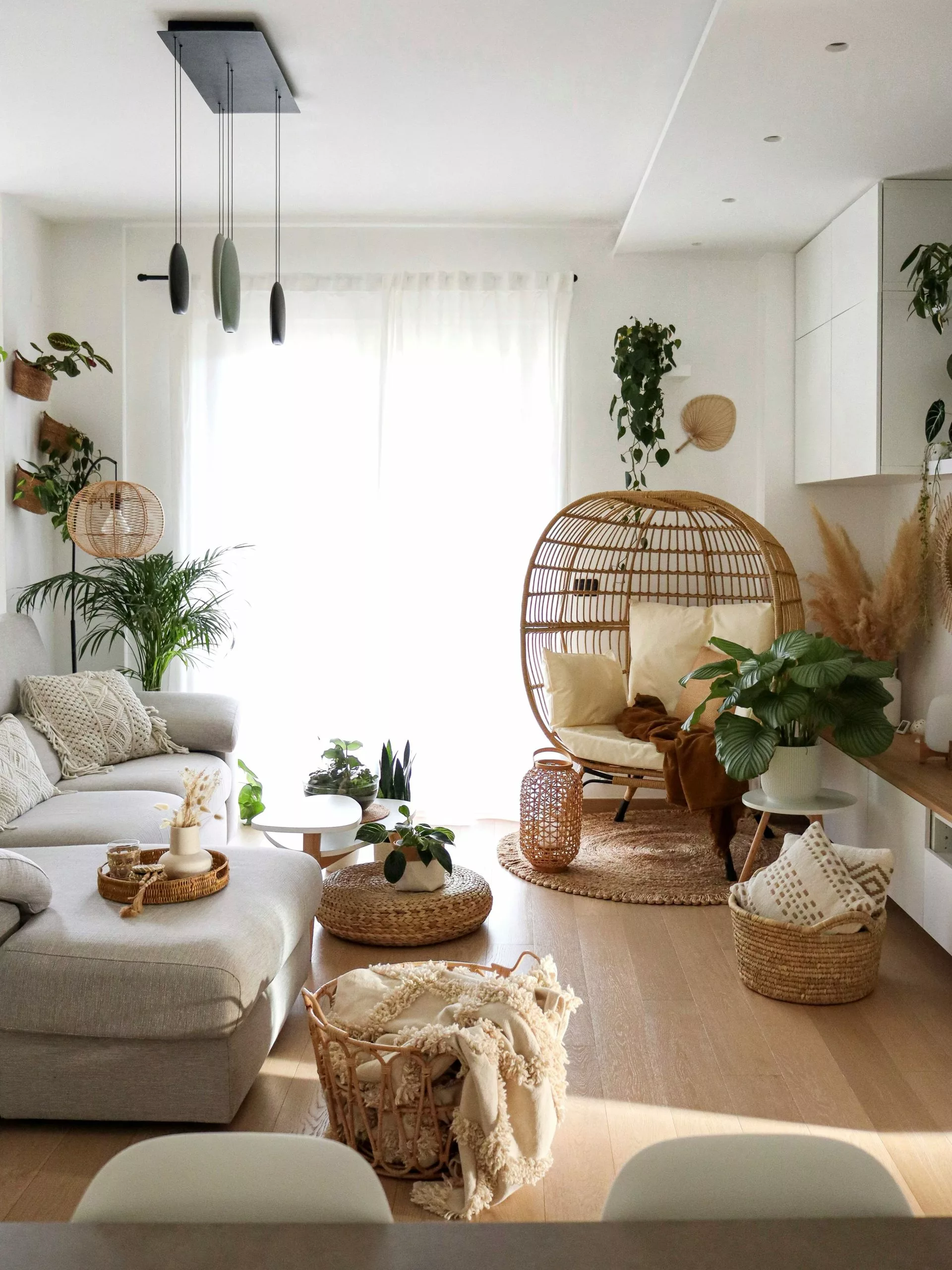 Beliani Korituoli Polyrottinki Luonnonväri VEROLI - Image 4