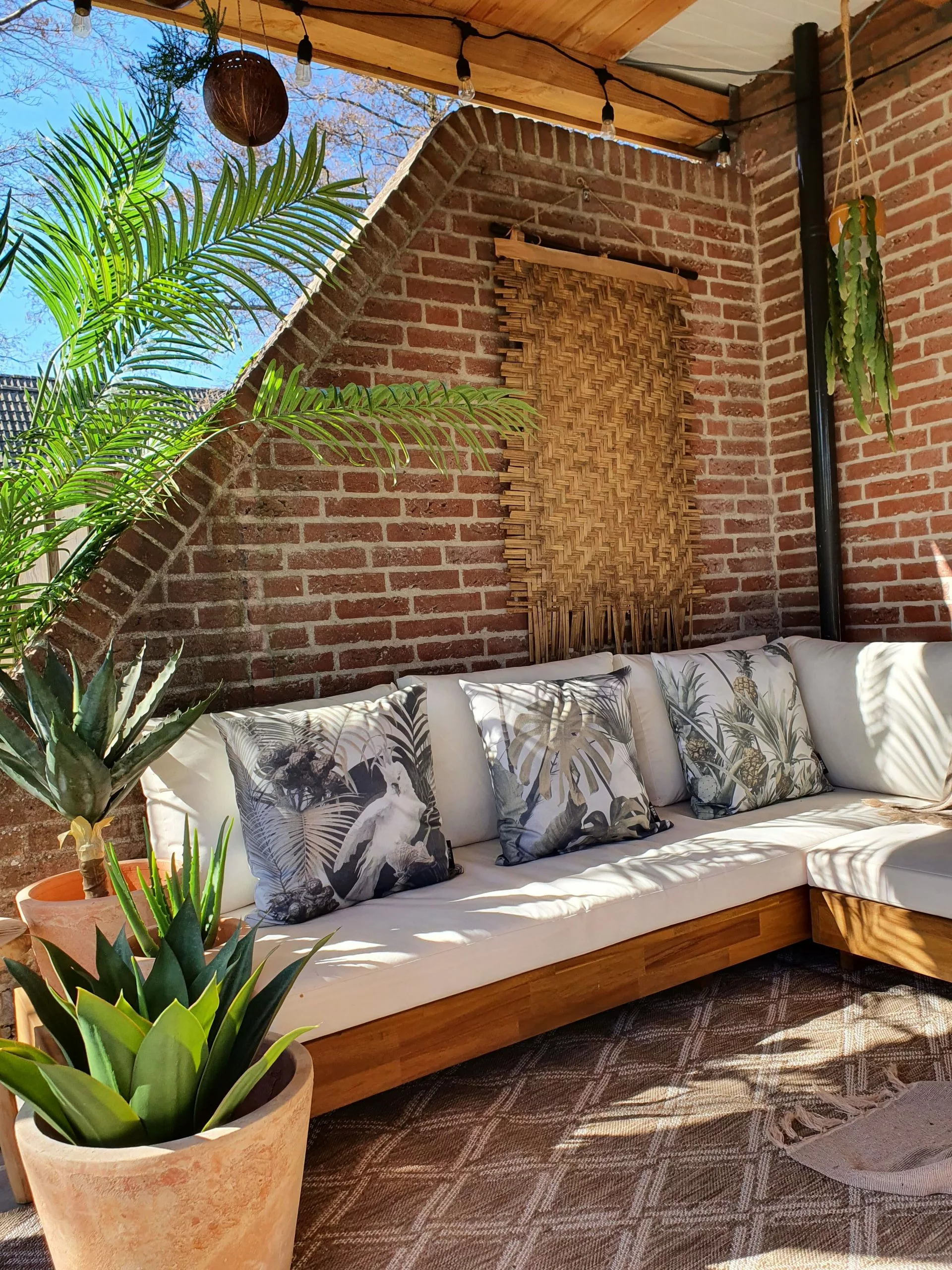 Beliani 5-istuttava Ulkosohvaryhmä Akasiapuu Vasenk. Valkoinen MARETTIMO 10 Beliani 5-istuttava Ulkosohvaryhmä Akasiapuu Vasenk. Valkoinen MARETTIMO - Image 10