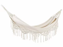 Beliani Riippumatto Puuvilla Beige ROCCA