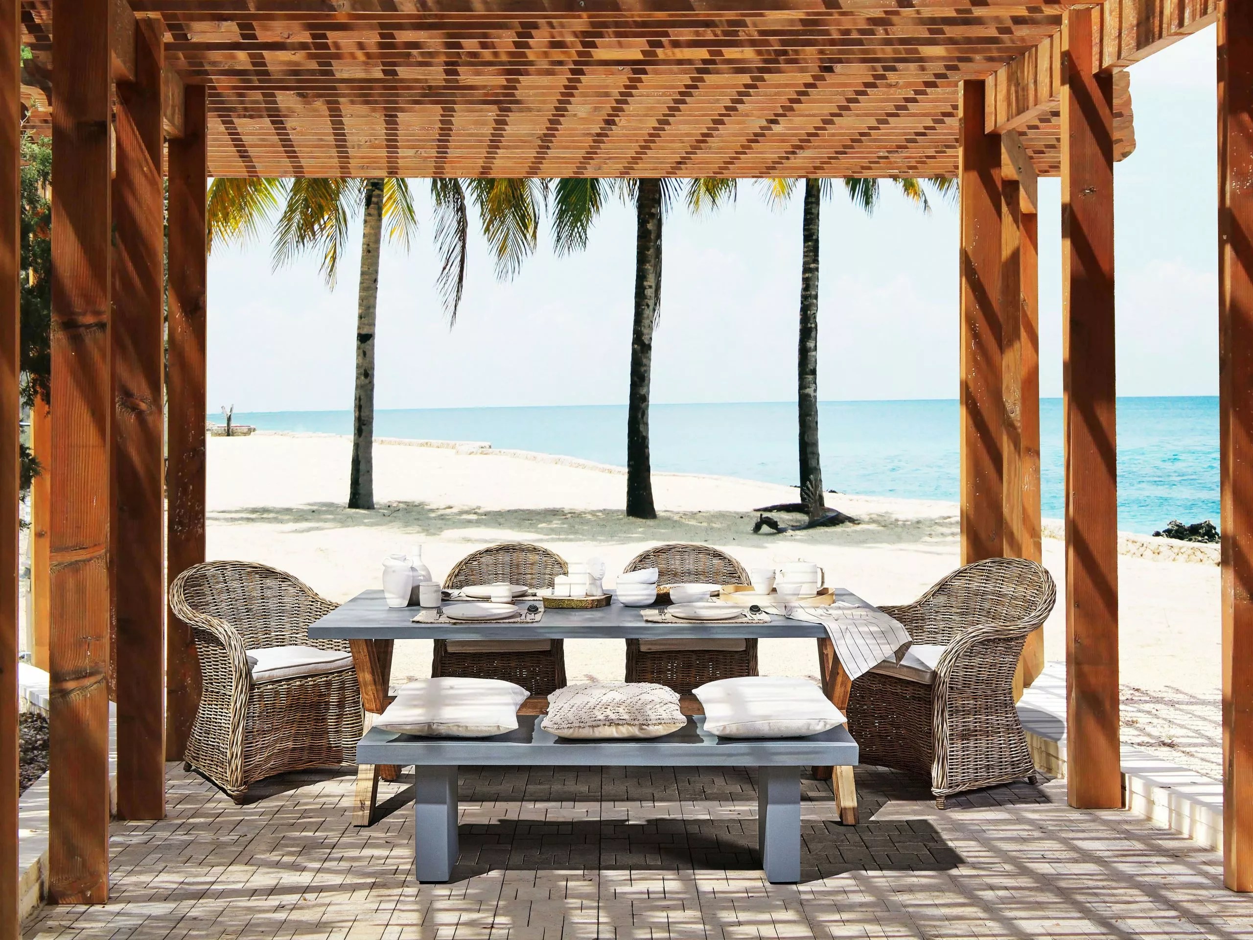 Beliani Puutarhatuoli Rottinki Luonnonväri SUSUA 2 Beliani Puutarhatuoli Rottinki Luonnonväri SUSUA - Image 2