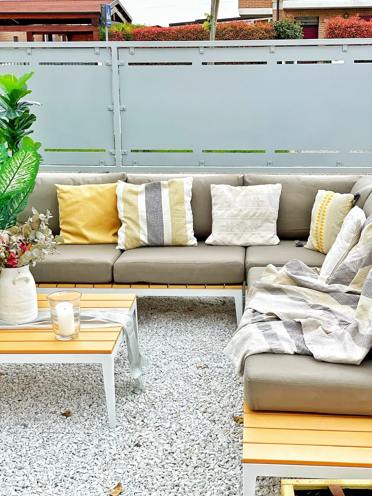 Beliani Puutarhasohva Ja Sohvapöytä POSITANO 3 Beliani Puutarhasohva Ja Sohvapöytä POSITANO - Image 3