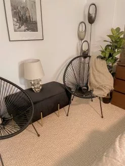 Beliani Narutuoli Polyrottinki Musta ACAPULCO II -Ulkokalusteet shop undef src sa picid 824425 type whitesh image scaled