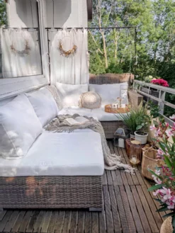 Beliani 2-istuttava Ulkosohvaryhmä Polyrottinki Ruskea NOTO -Ulkokalusteet shop undef src sa picid 824443 type whitesh image