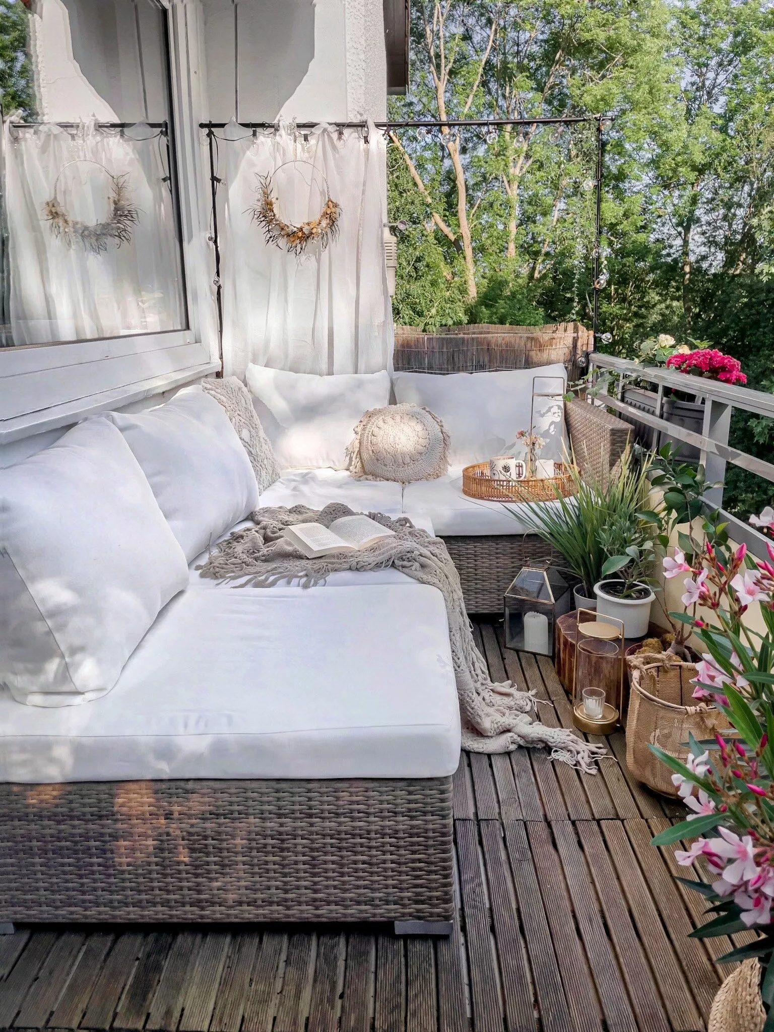 Beliani 2-istuttava Ulkosohvaryhmä Polyrottinki Ruskea NOTO - Image 4