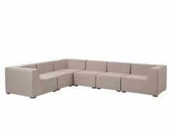 Beliani 7-istuttava Ulkosohva Kangas Oikeak. Beige AREZZO 17 Beliani 7-istuttava Ulkosohva Kangas Oikeak. Beige AREZZO -Ulkokalusteet shop undef src sa picid 825152 type whitesh image scaled