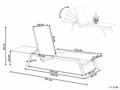 Beliani Harmaa Teräksinen Aurinkotuoli VERNAZZA 19 Beliani Harmaa Teräksinen Aurinkotuoli VERNAZZA -Ulkokalusteet shop undef src sa picid 825505 type whitesh image scaled