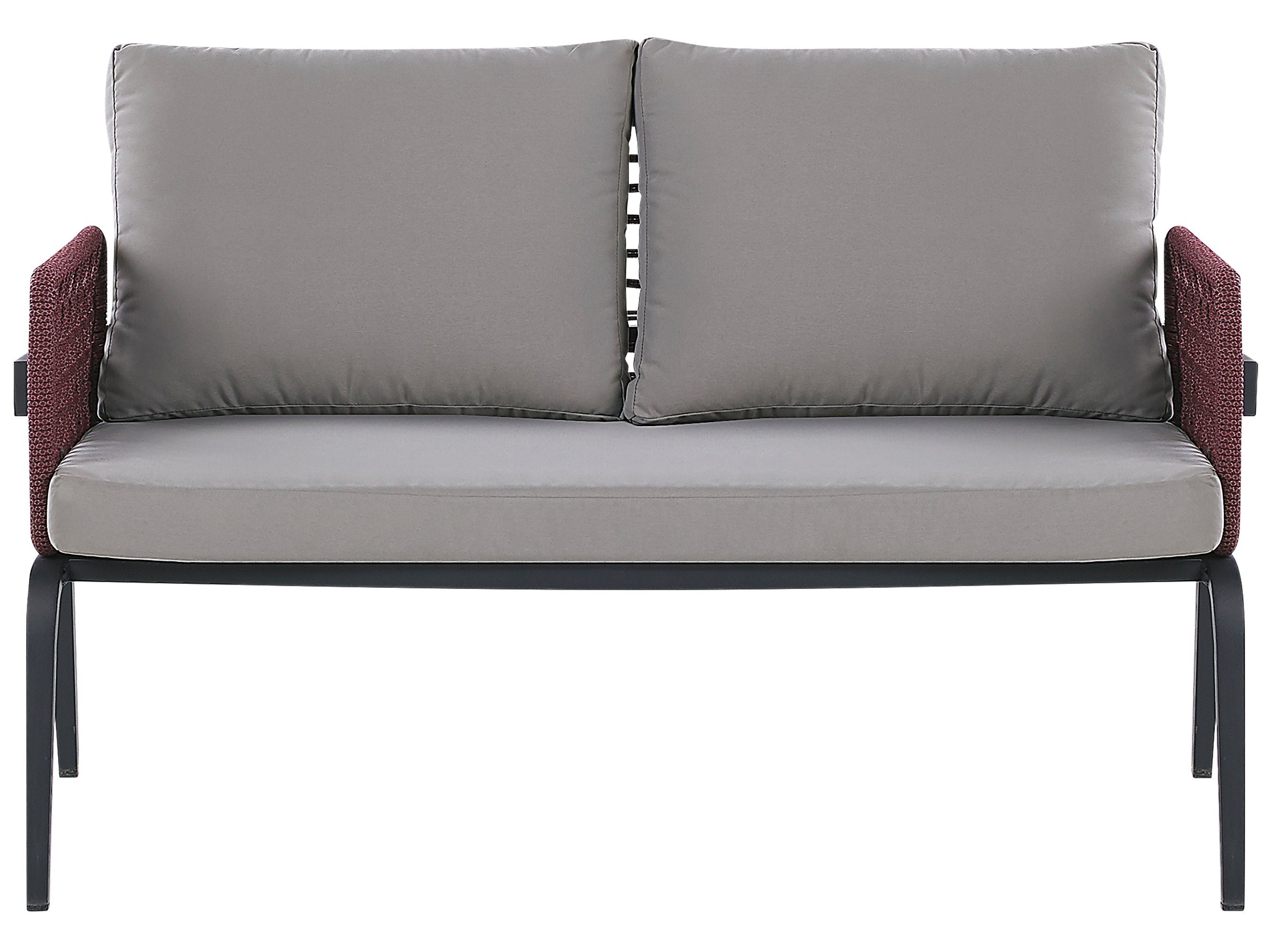 Beliani 4-istuttava Ulkosohvaryhmä Alumiini Harmaa SCIACCA 4 Beliani 4-istuttava Ulkosohvaryhmä Alumiini Harmaa SCIACCA - Image 4