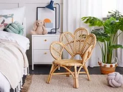 Beliani Lasten Riikinkukkotuoli Rottinki Luonnonväri FLORENTINE II -Ulkokalusteet shop undef src sa picid 827656 type whitesh image scaled