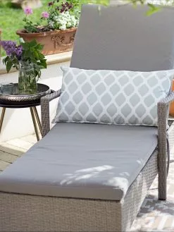 Beliani Aurinkotuoli Harmaa Harmaalla Istuintyynyllä VASTO -Ulkokalusteet shop undef src sa picid 829638 type whitesh image scaled