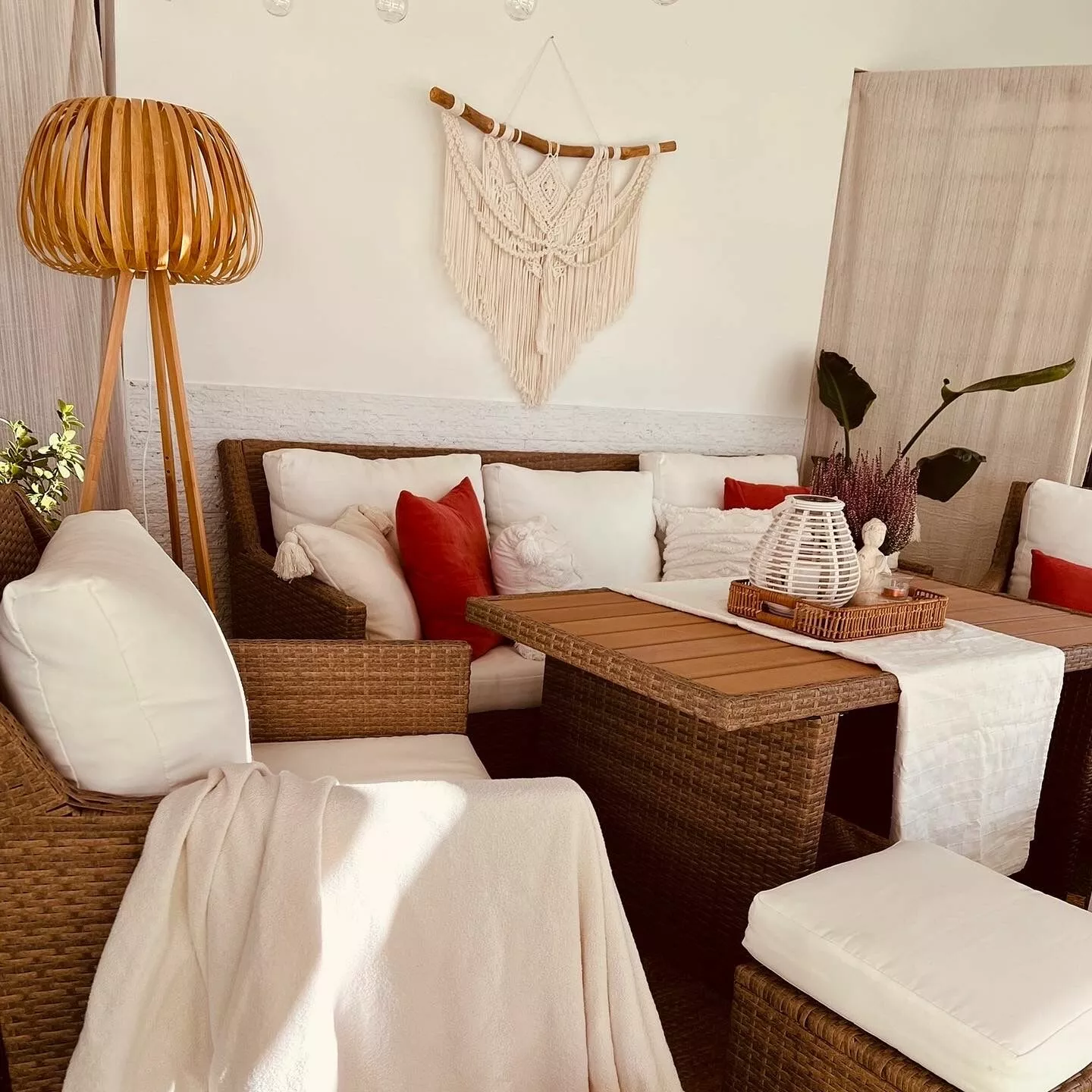 Beliani 8-istuttava Ulkosohvaryhmä Polyrottinki Harmaa VITERBRO 3 Beliani 8-istuttava Ulkosohvaryhmä Polyrottinki Harmaa VITERBRO - Image 3