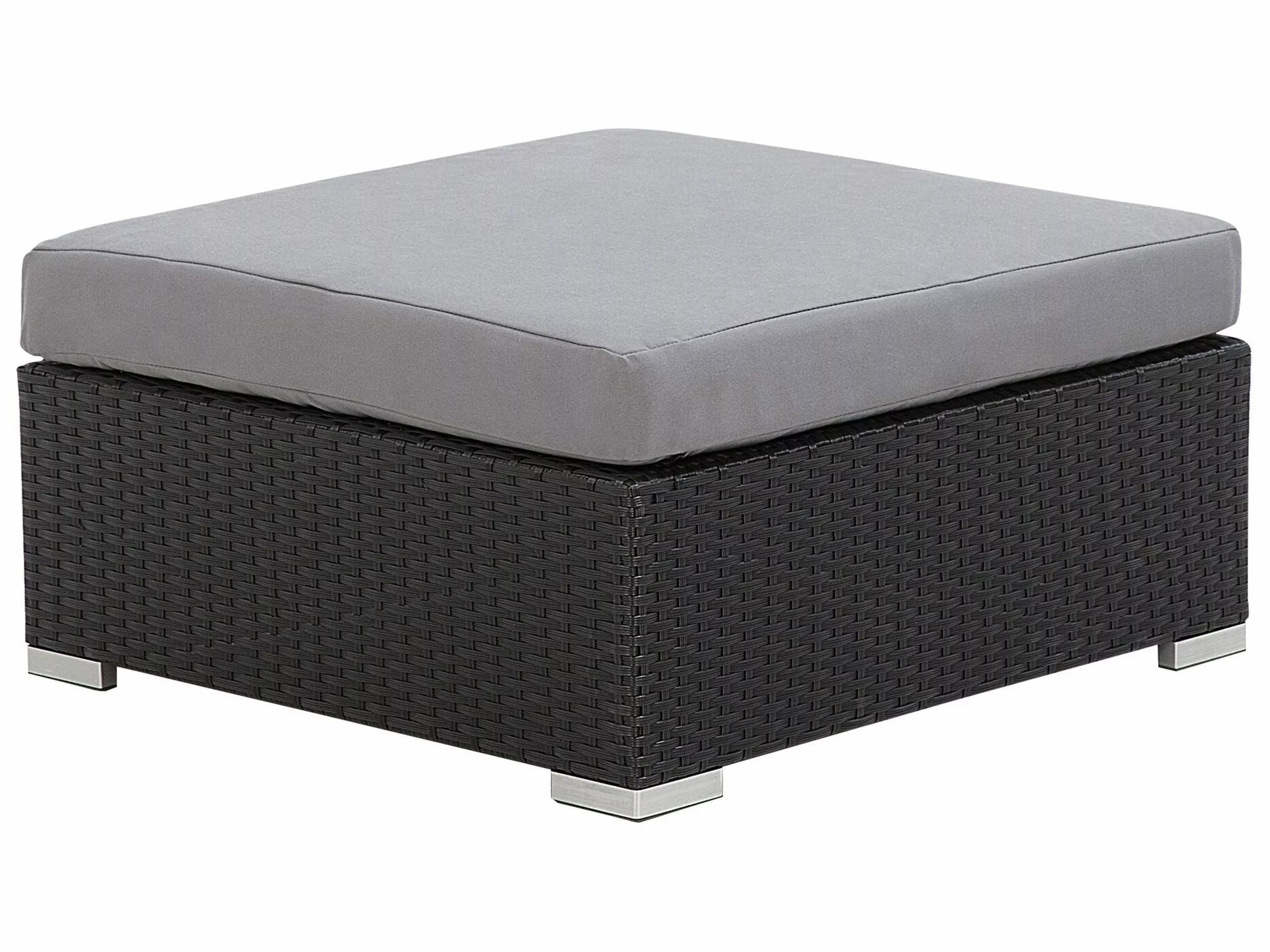 Beliani 4-istuttava Ulkosohvaryhmä Polyrottinki Oikeak. Musta SANO II 7 Beliani 4-istuttava Ulkosohvaryhmä Polyrottinki Oikeak. Musta SANO II - Image 7