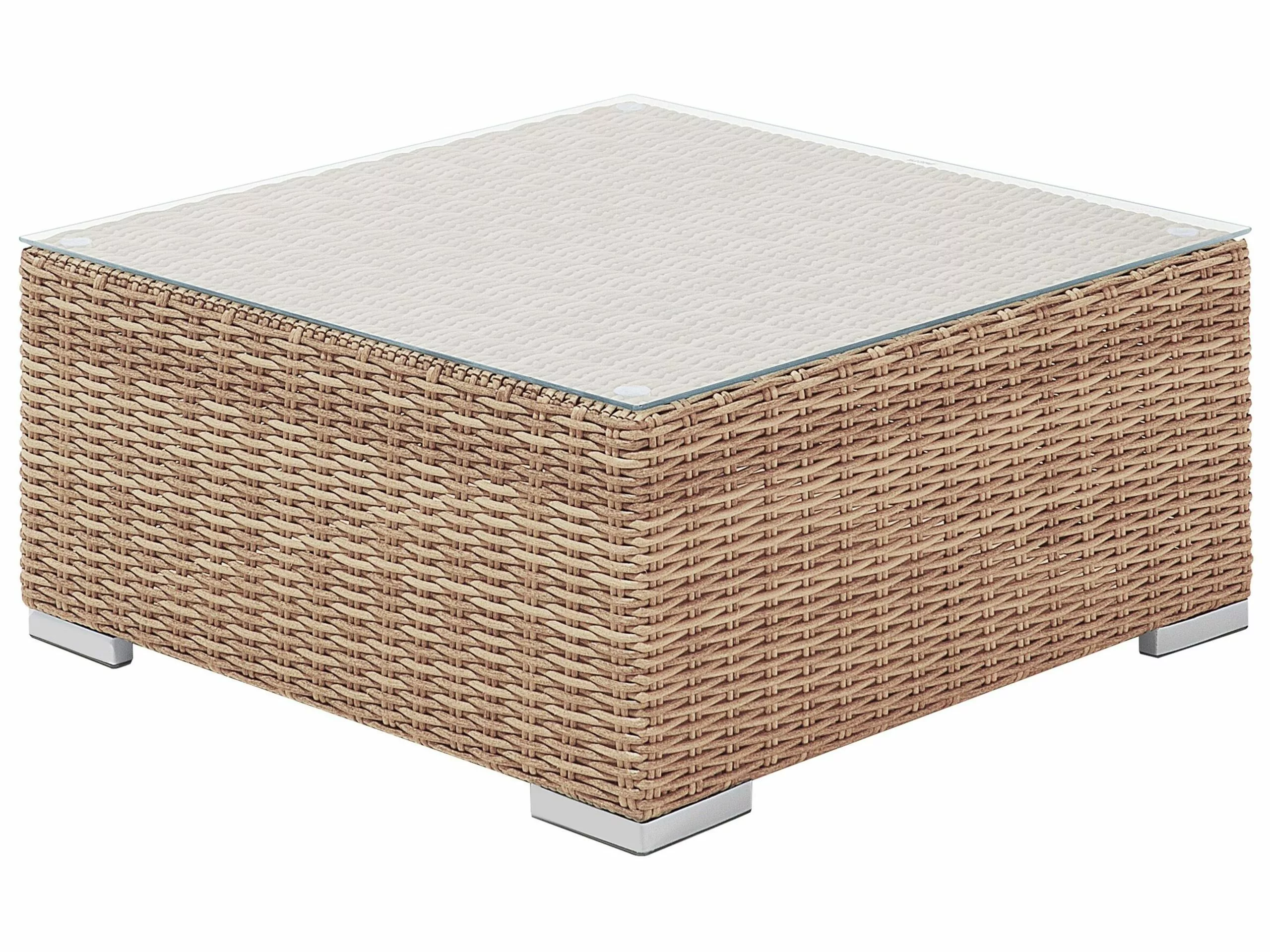 Beliani 6-istuttava Ulkosohvaryhmä Polyrottinki Oikeak. Ruskea CONTARE II 10 Beliani 6-istuttava Ulkosohvaryhmä Polyrottinki Oikeak. Ruskea CONTARE II - Image 10