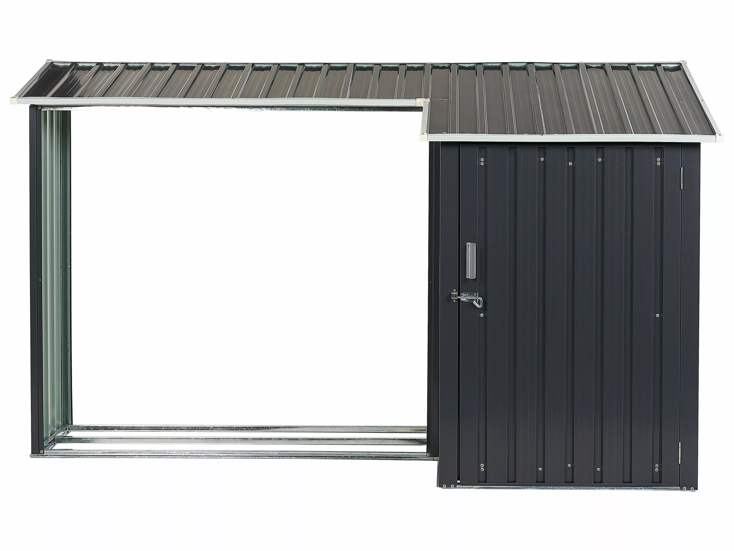 Beliani Puutarhavaja Teräs Grafiitinharmaa 270 X 158 Cm AOSTA - Image 6