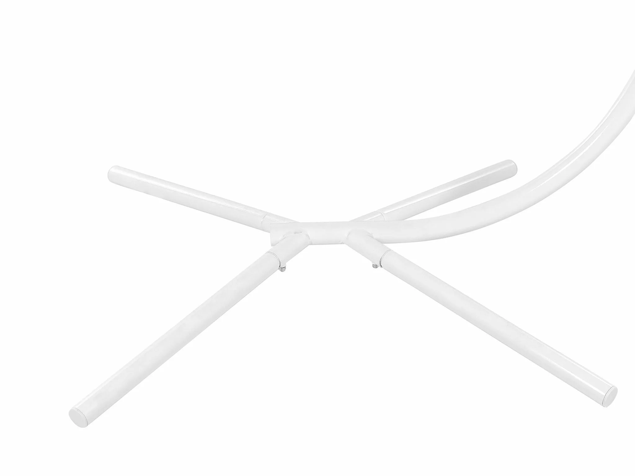 Beliani Riipputuoli Jalustalla Polyrottinki Valkoinen ACRI - Image 9