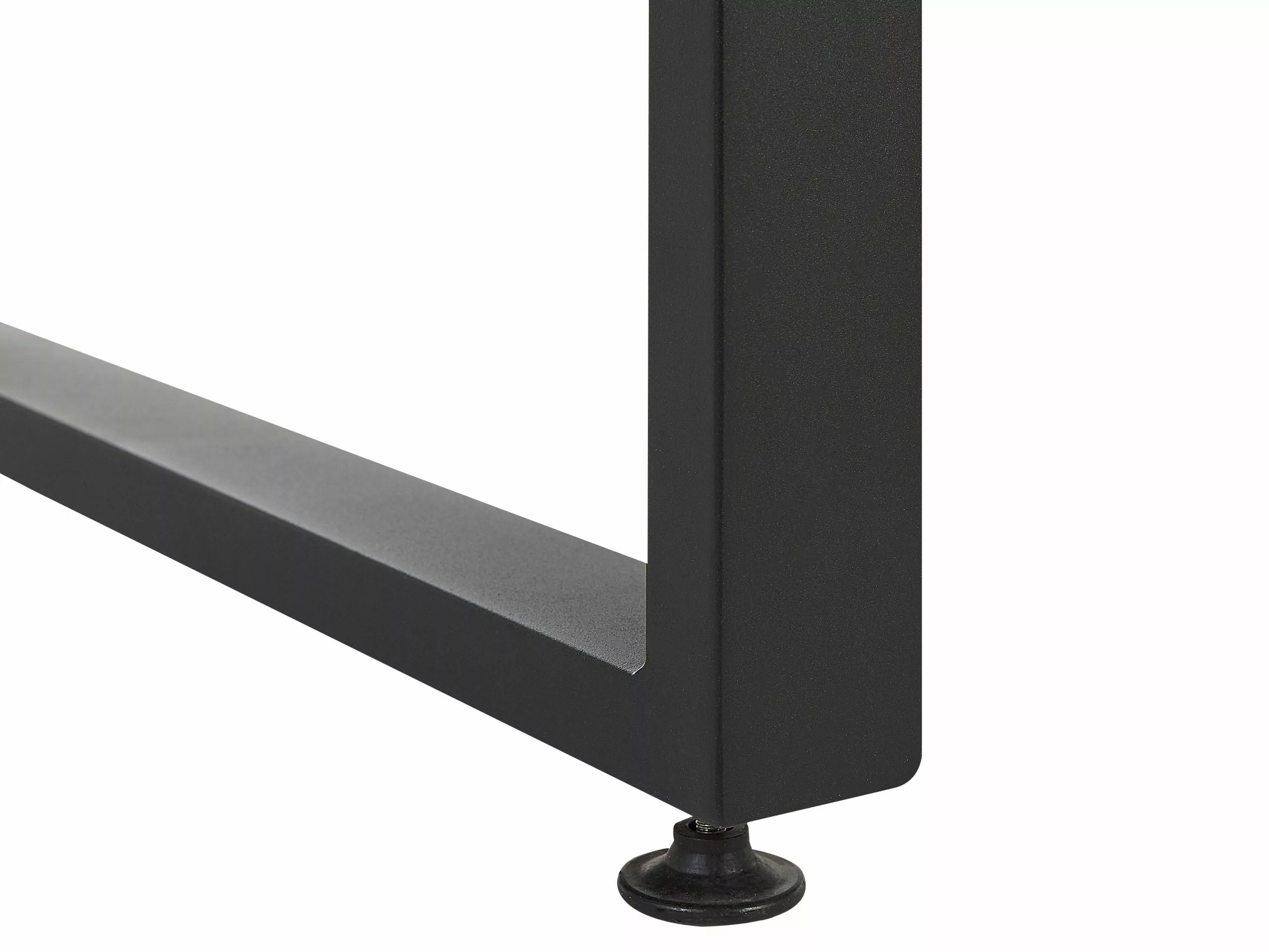 Beliani Puutarhapöytä Jatkettava Alumiini Musta 180/240 X 90 Cm VALCANETTO - Image 6