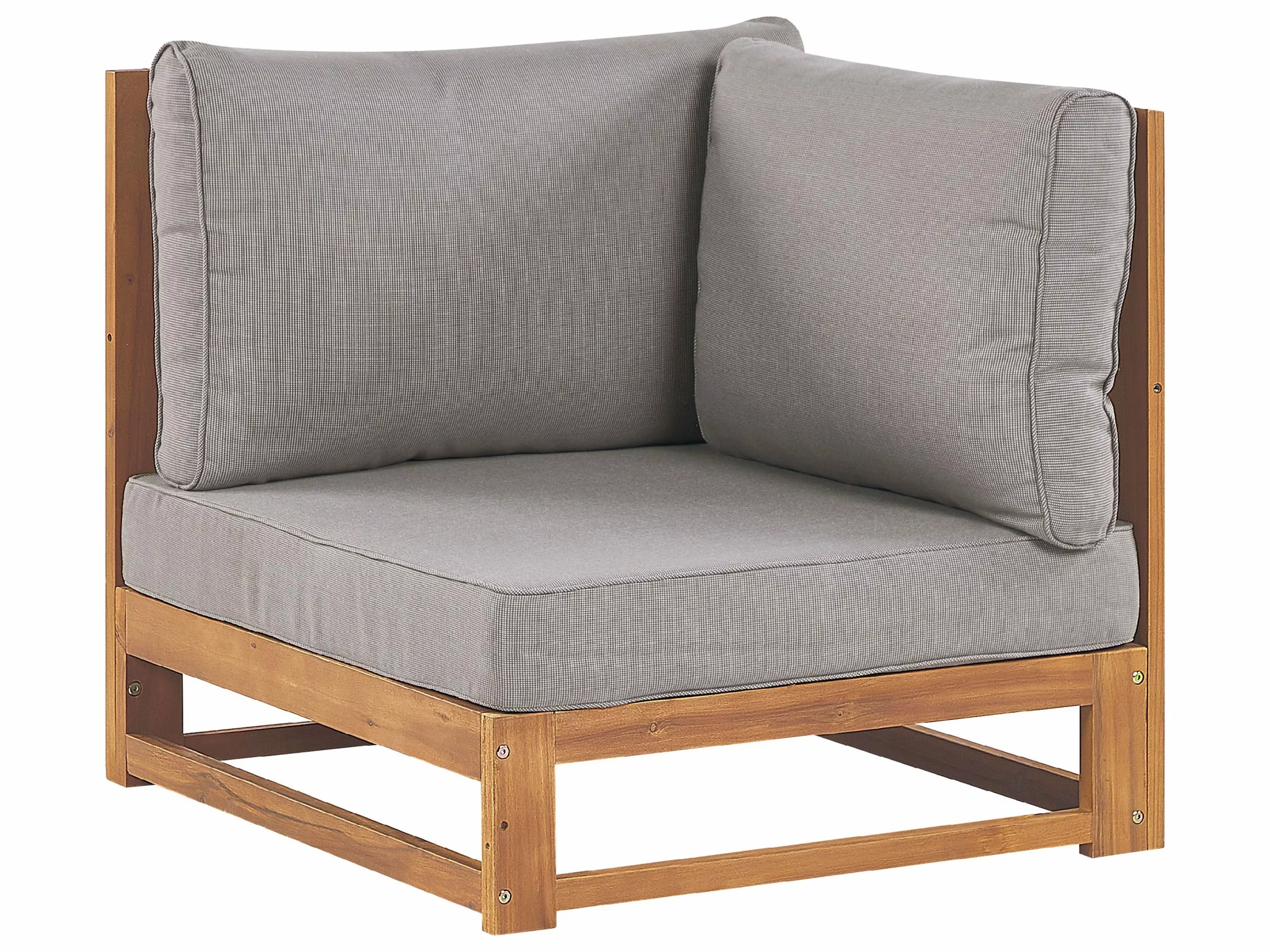 Beliani 2-istuttava Ulkokulmasohva Akasiapuu Vaalea Puu TIMOR II 6 Beliani 2-istuttava Ulkokulmasohva Akasiapuu Vaalea Puu TIMOR II - Image 6