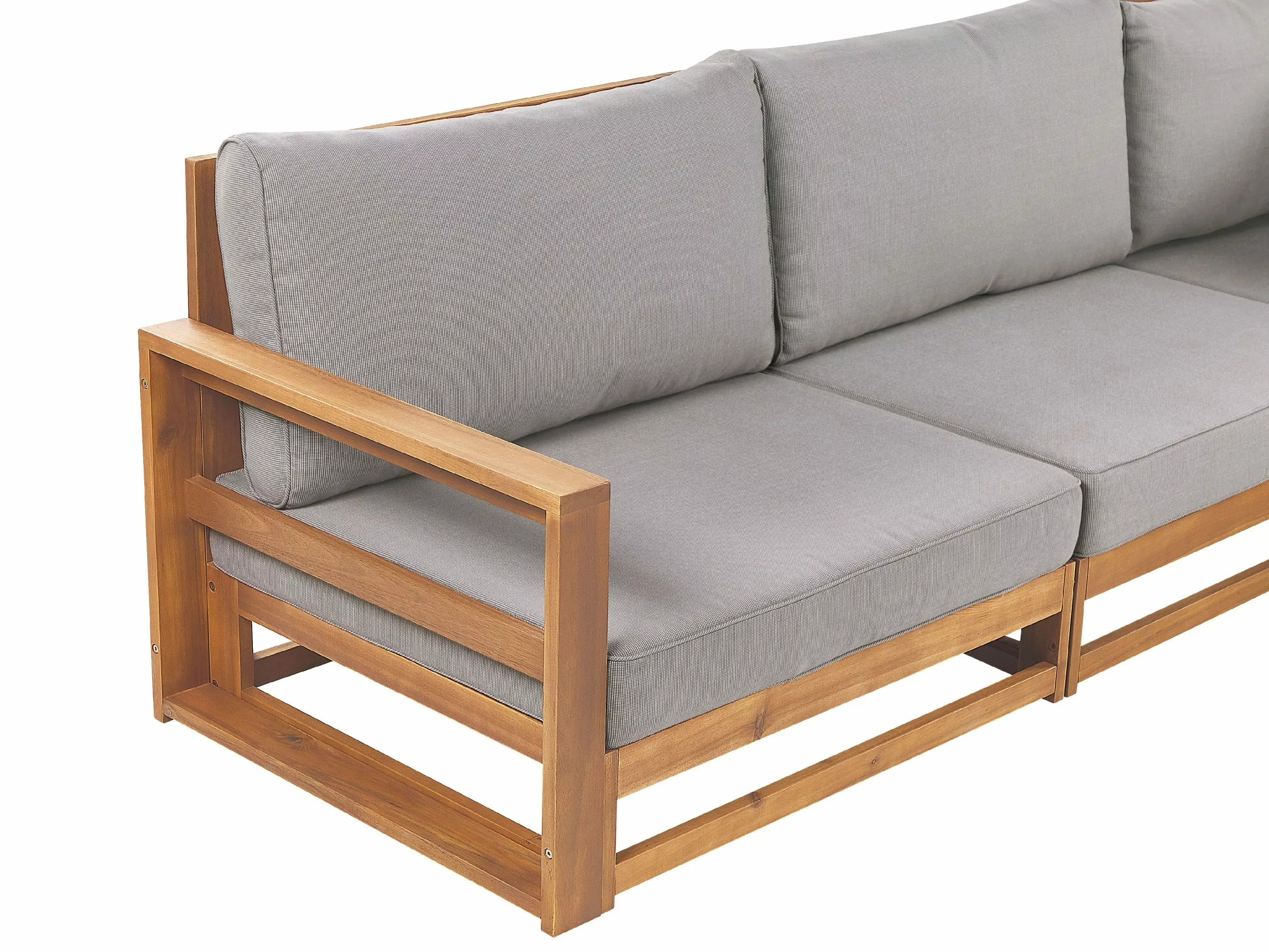 Beliani 3-istuttava Ulkosohva Akasiapuu Vaalea Puu TIMOR II 8 Beliani 3-istuttava Ulkosohva Akasiapuu Vaalea Puu TIMOR II - Image 8