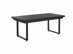 Beliani 8-istuttava Ulkoruokailuryhmä Alumiini Musta/harmaa VALCANETTO/TAVIANO -Ulkokalusteet shop undef src sa picid 846222 type whitesh image scaled