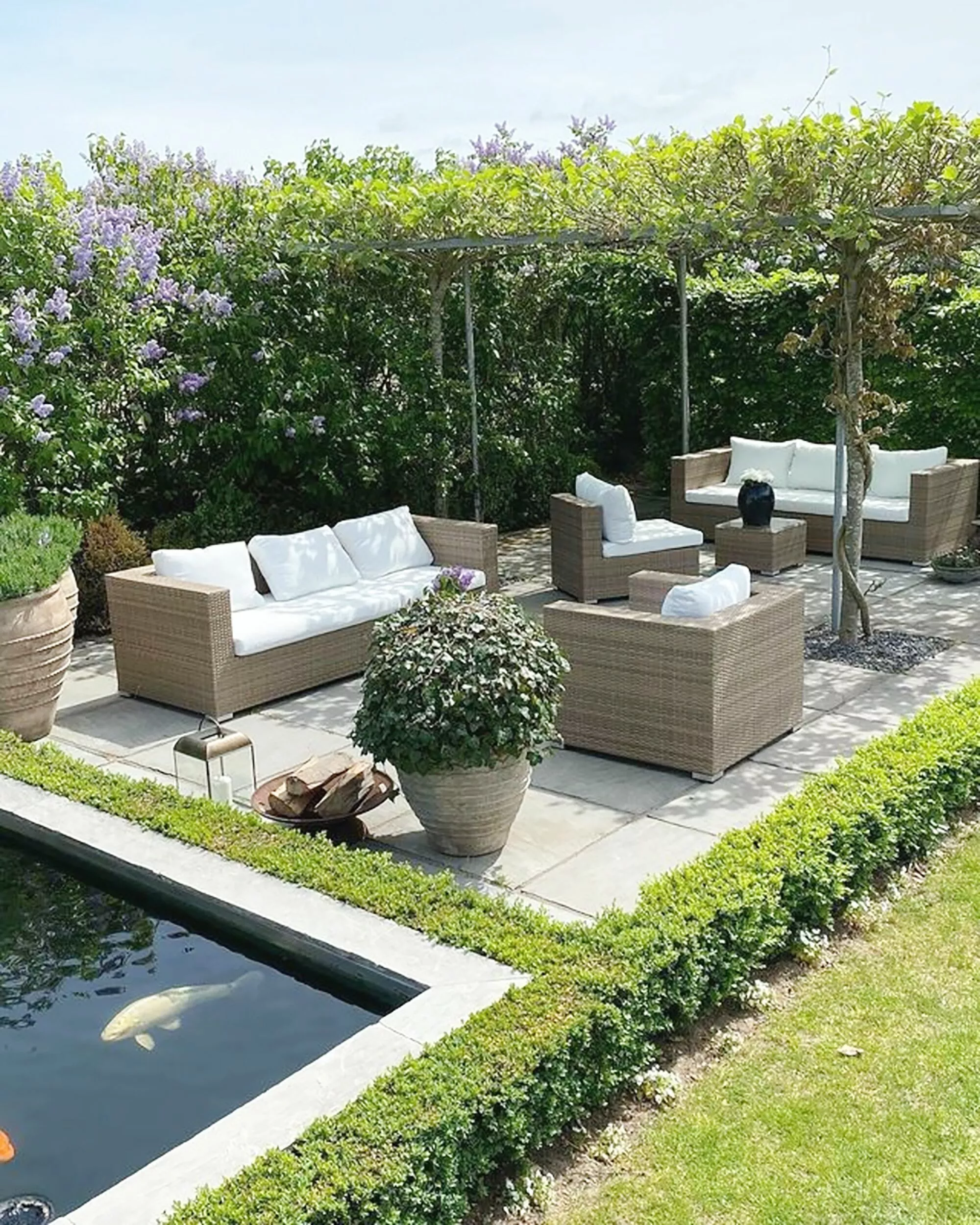 Beliani Puutarharyhmä Vaaleanruskea MAESTRO II 4 Beliani Puutarharyhmä Vaaleanruskea MAESTRO II - Image 4