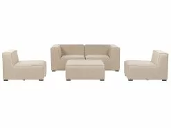 Beliani 4-istuttava Ulkosohvaryhmä Beige AREZZO 14 Beliani 4-istuttava Ulkosohvaryhmä Beige AREZZO -Ulkokalusteet shop undef src sa picid 848094 type whitesh image scaled