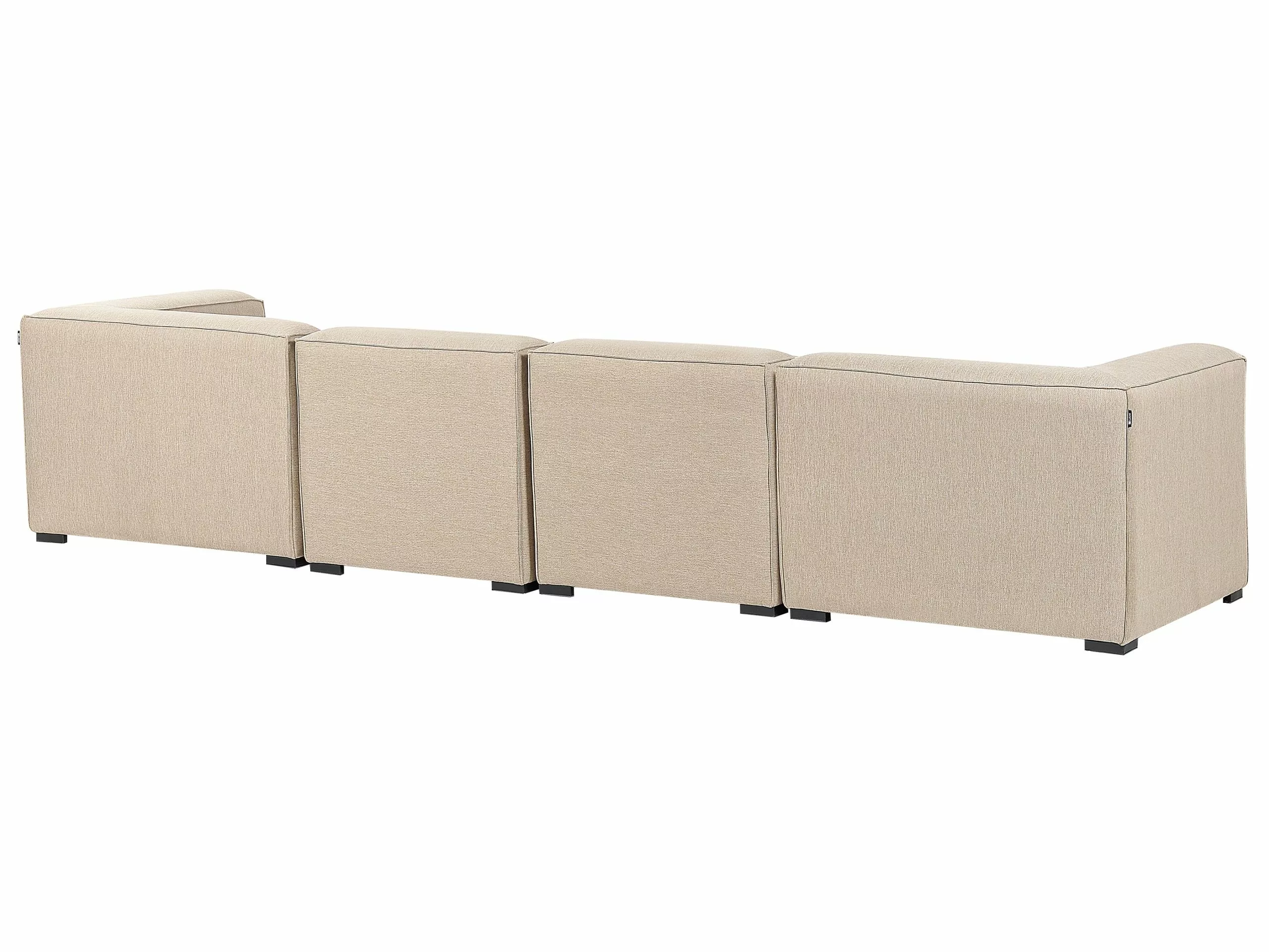 Beliani 4-istuttava Ulkosohvaryhmä Beige AREZZO 9 Beliani 4-istuttava Ulkosohvaryhmä Beige AREZZO - Image 9