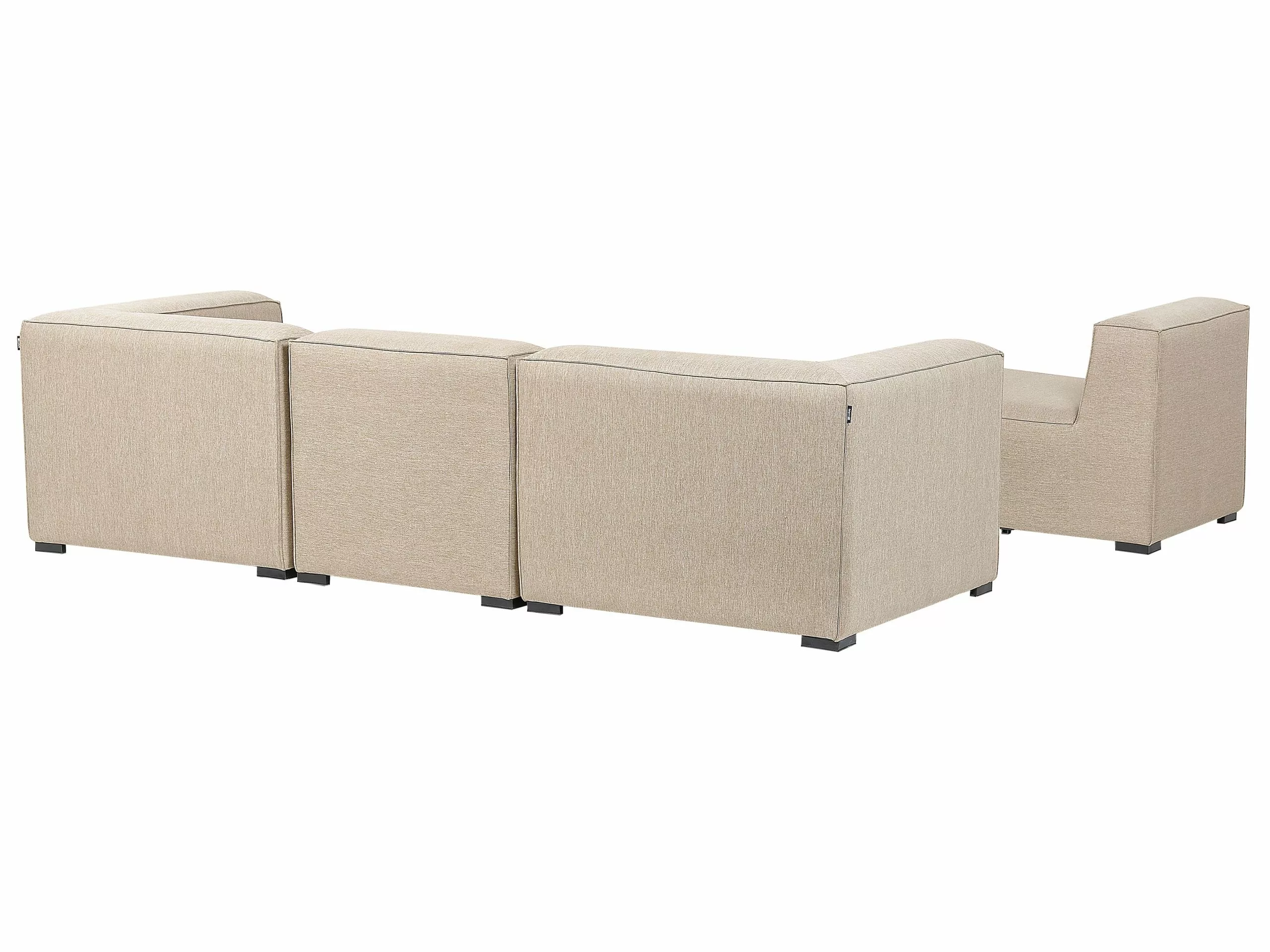 Beliani 4-istuttava Ulkosohvaryhmä Beige AREZZO 10 Beliani 4-istuttava Ulkosohvaryhmä Beige AREZZO - Image 10