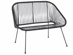 Beliani Puutarhapenkki Polyrottinki Musta 114 Cm ACAPULCO 13 Beliani Puutarhapenkki Polyrottinki Musta 114 Cm ACAPULCO -Ulkokalusteet shop undef src sa picid 848280 type whitesh image scaled