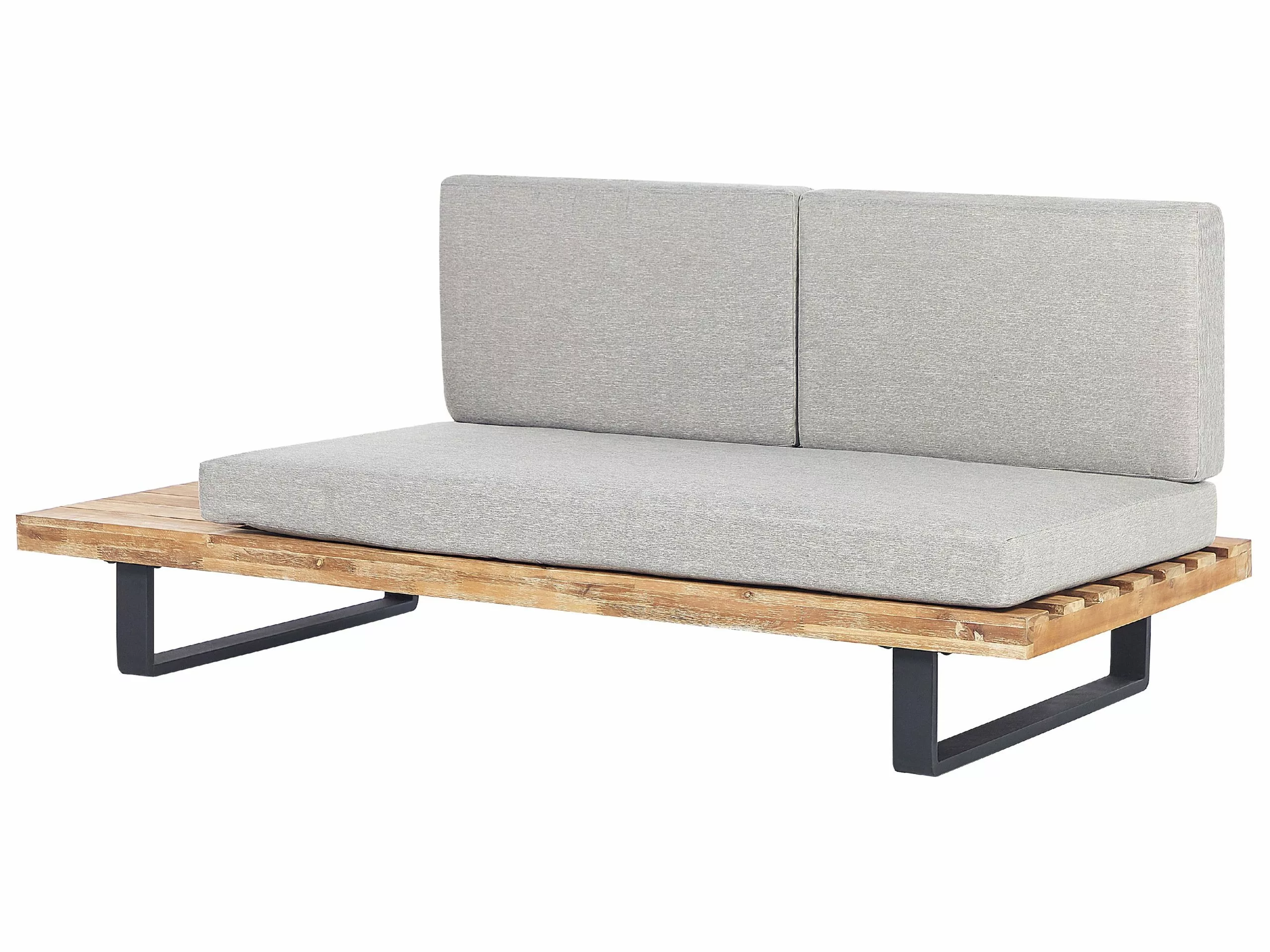 Beliani 5-istuttava Ulkosohvaryhmä Akasiapuu Vaaleanharmaa MYKONOS II 6 Beliani 5-istuttava Ulkosohvaryhmä Akasiapuu Vaaleanharmaa MYKONOS II - Image 6