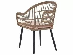 Beliani 6-istuttava Ulkoruokailuryhmä Polyrottinki Pastellipinkki ALIANO II -Ulkokalusteet shop undef src sa picid 851401 type whitesh image scaled