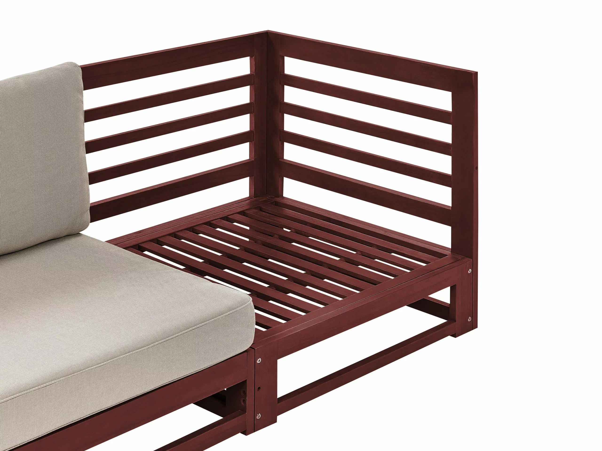 Beliani 3-istuttava Ulkosohva Sertifioitu Akasiapuu Mahonginruskea TRANI 3 Beliani 3-istuttava Ulkosohva Sertifioitu Akasiapuu Mahonginruskea TRANI - Image 3