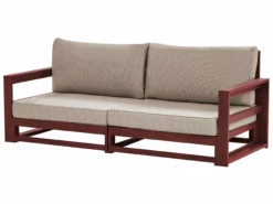 Beliani 2-istuttava Ulkosohva Sertifioitu Akasiapuu Mahonginruskea TIMOR II